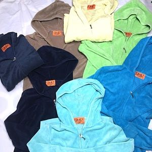 7 juicy couture zip up jackets size small