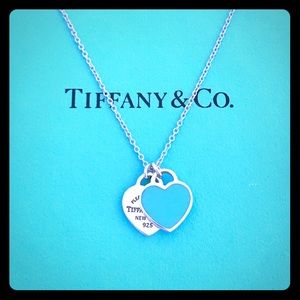 RETURN TO TIFFANY® MINI DOUBLE HEART TAGPENDANT