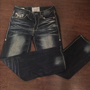 Men's Buckle Demin Jeans