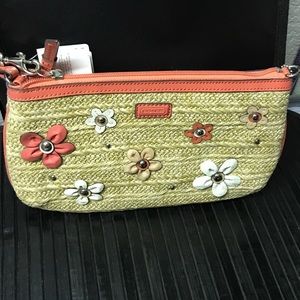 Coach large wristlet