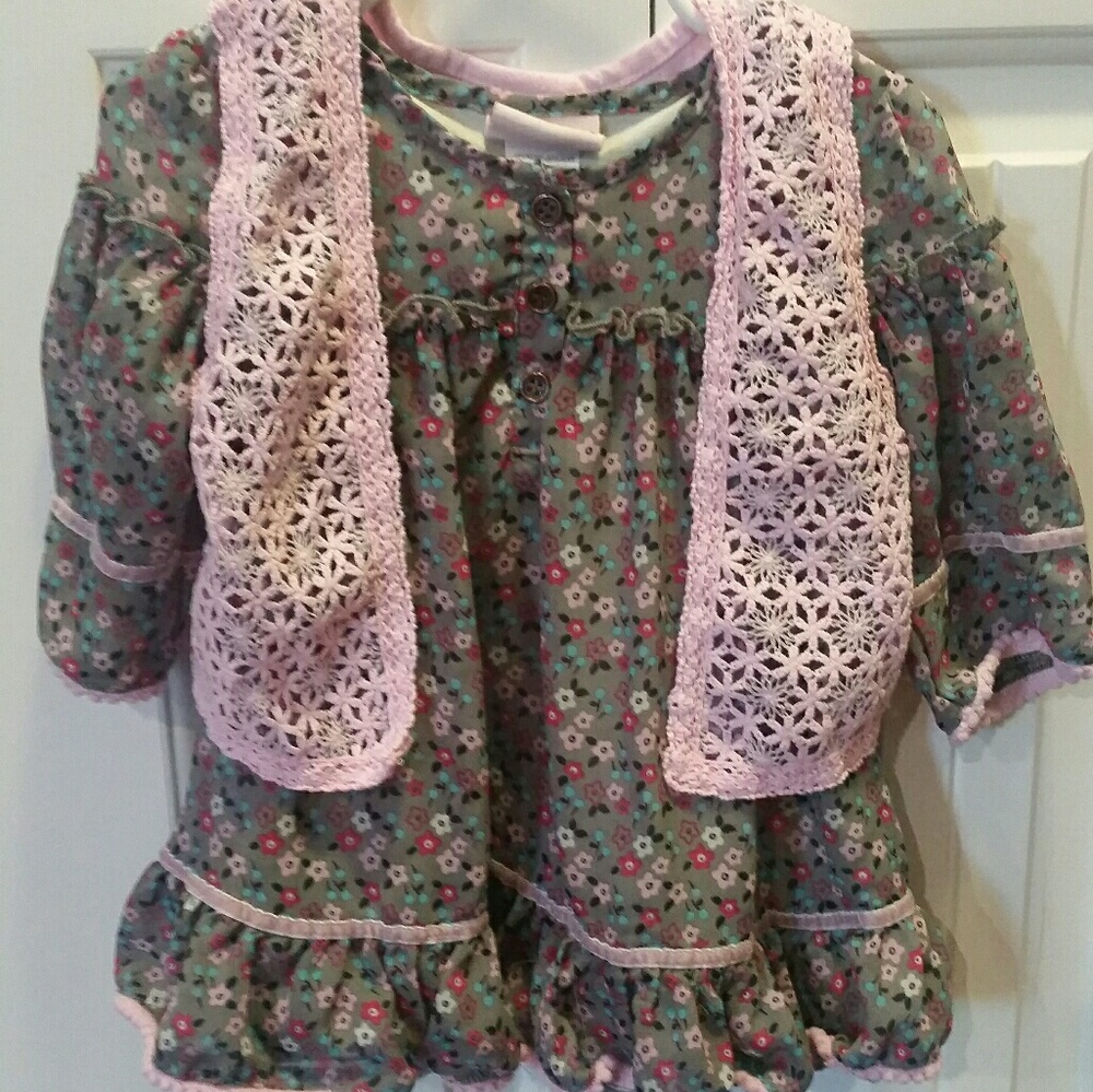 Floral Baby Dress 24 mos.