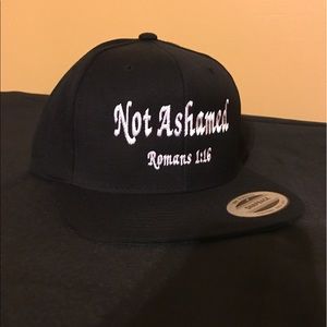 Not Ashamed Romans 1:16 Hat.