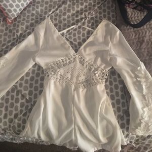 ⚡️SALE⚡️White Lace Romper