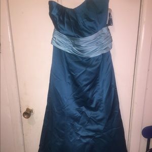 Strapless prom dress