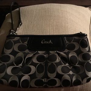 Large Coach wristlet