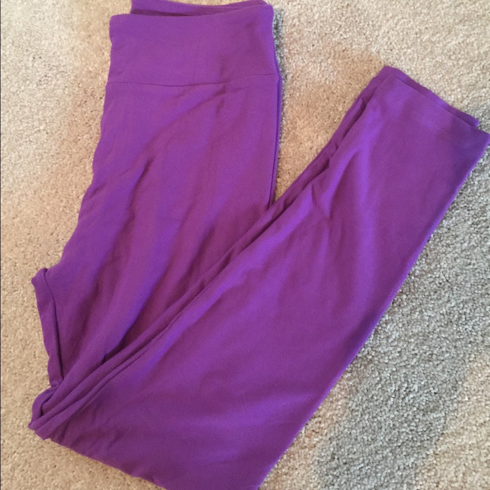 OS purple leggings