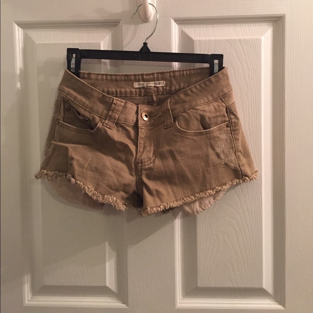 Tan shorts