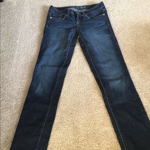 American Eagle. Dark wash, boot cut. Size 2.