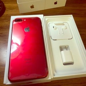 iPhone 7 plus 256gb red Trades for shoes Yeezys or