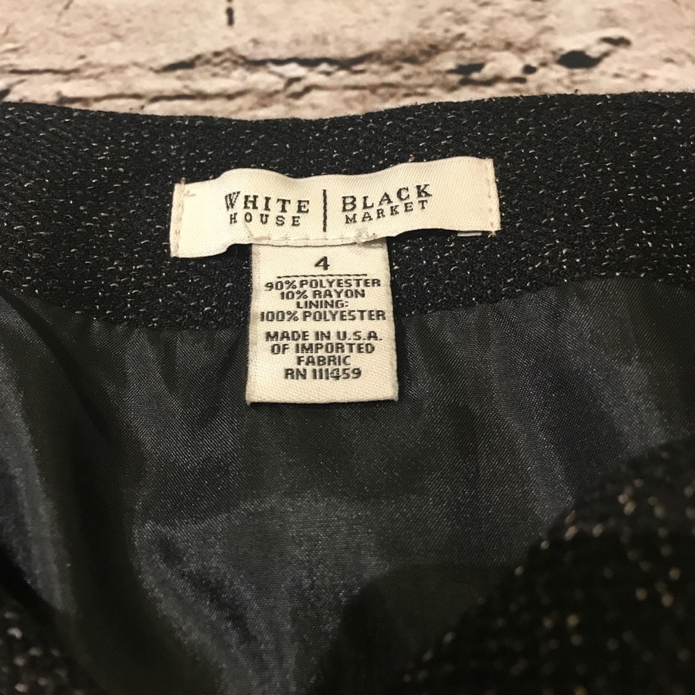 WHBM Woven Tweed Flounce Skirt - Picture 3 of 3