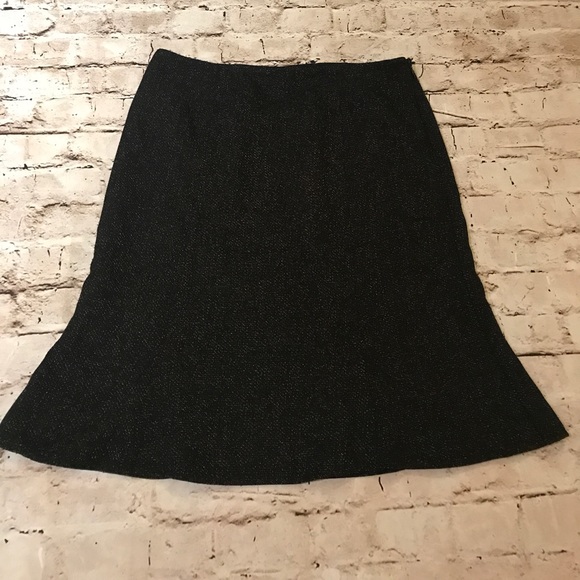 White House Black Market Dresses & Skirts - WHBM Woven Tweed Flounce Skirt