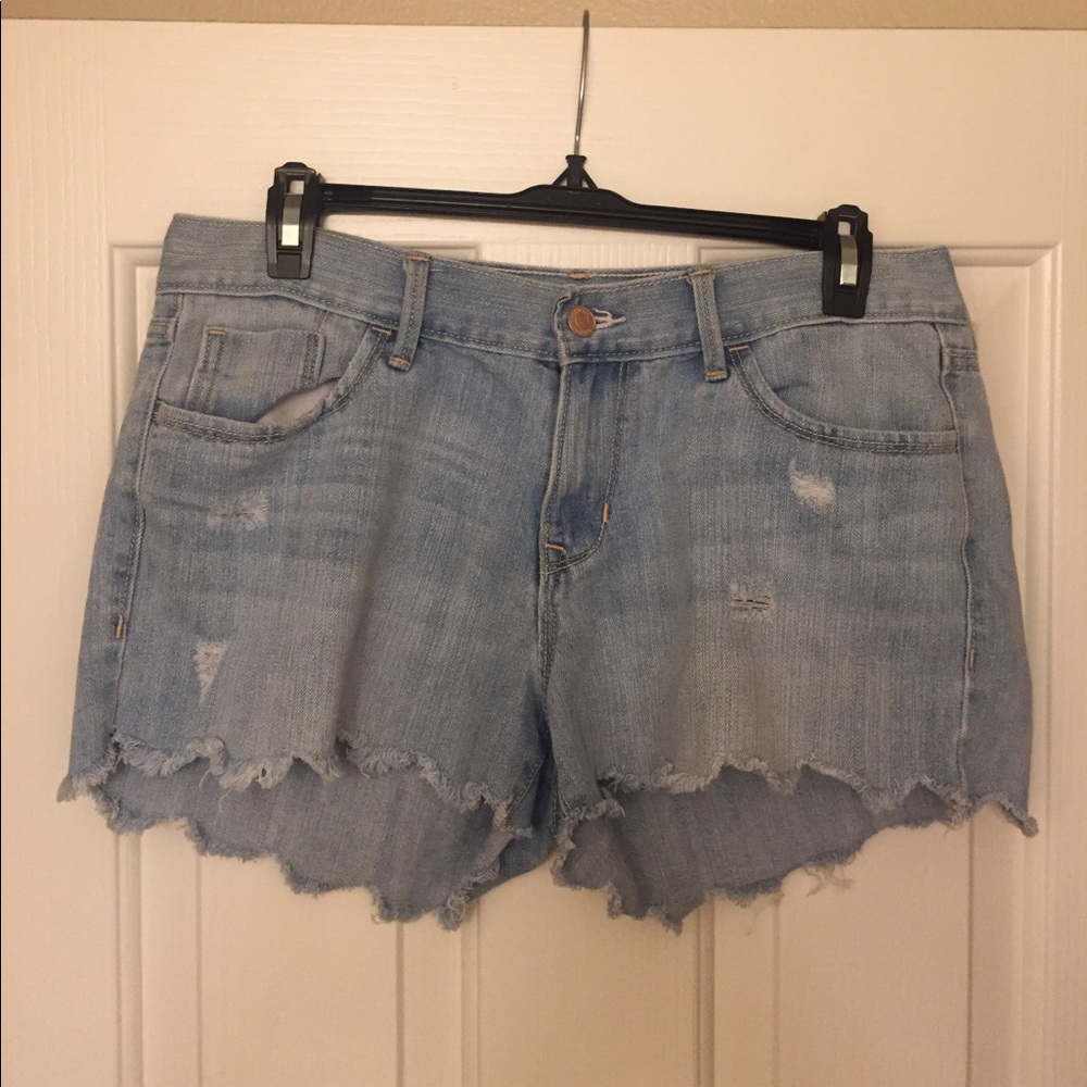 denim shorts