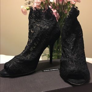 Dolce & Gabbana Laced Booties