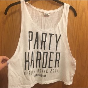 Victoria's Secret muscle-t crop top