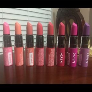 Assorted NYX Butter Lipsticks