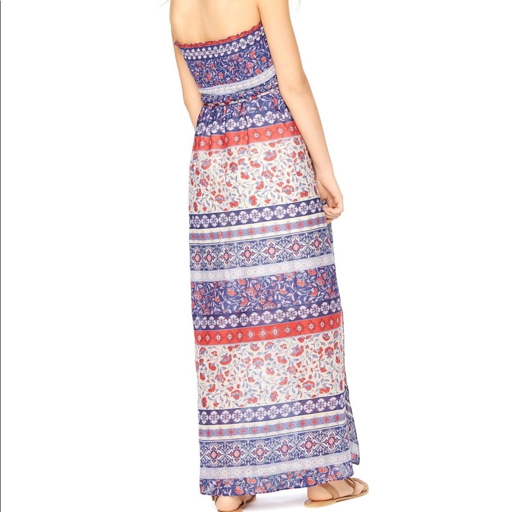 SALE Strapless Maternity Maxi Dress - Picture 3 of 3