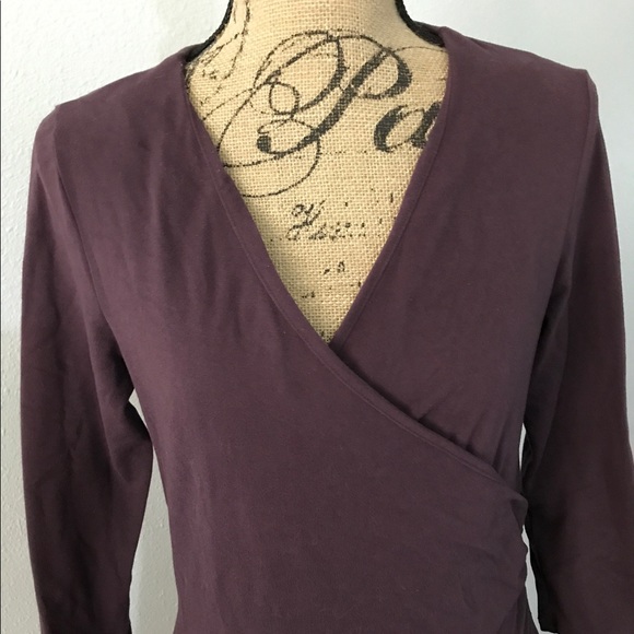 ATHLETA Faux Wrap Dress Athleisure Soft Stretchy - Picture 2 of 8