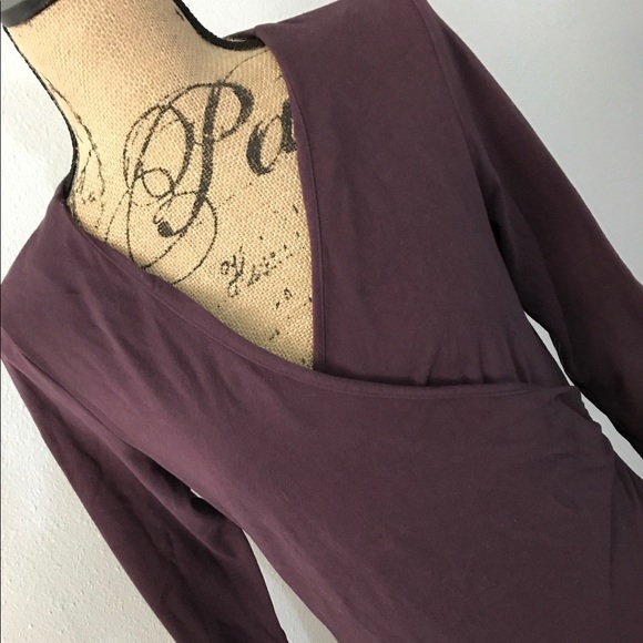 ATHLETA Faux Wrap Dress Athleisure Soft Stretchy - Picture 5 of 8