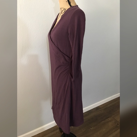 ATHLETA Faux Wrap Dress Athleisure Soft Stretchy - Picture 4 of 8