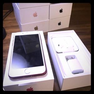 iPhone 7 128 gb RED trading for yeezys or