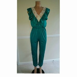 Vintage Satin Romper