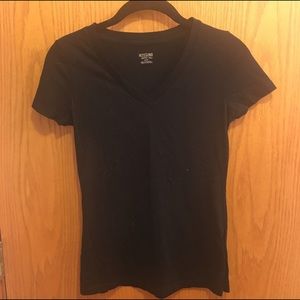 Missimo black short sleeve v-neck t-shirt
