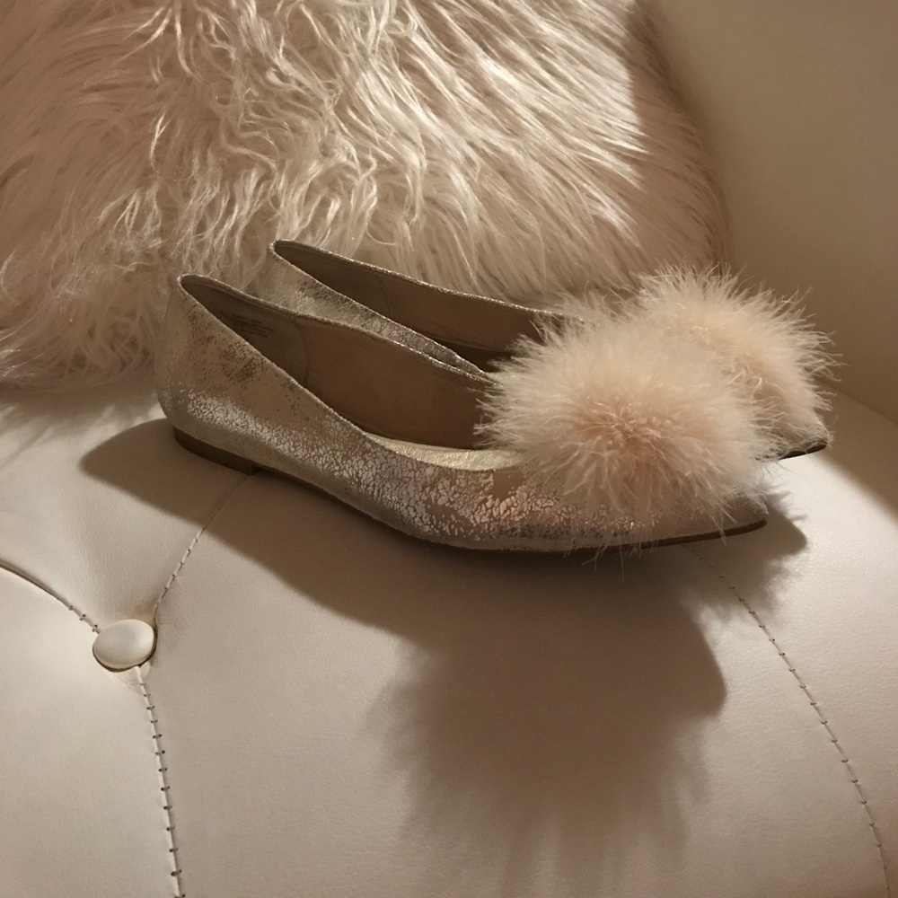 Anthropology Fuzzy Toed Flats