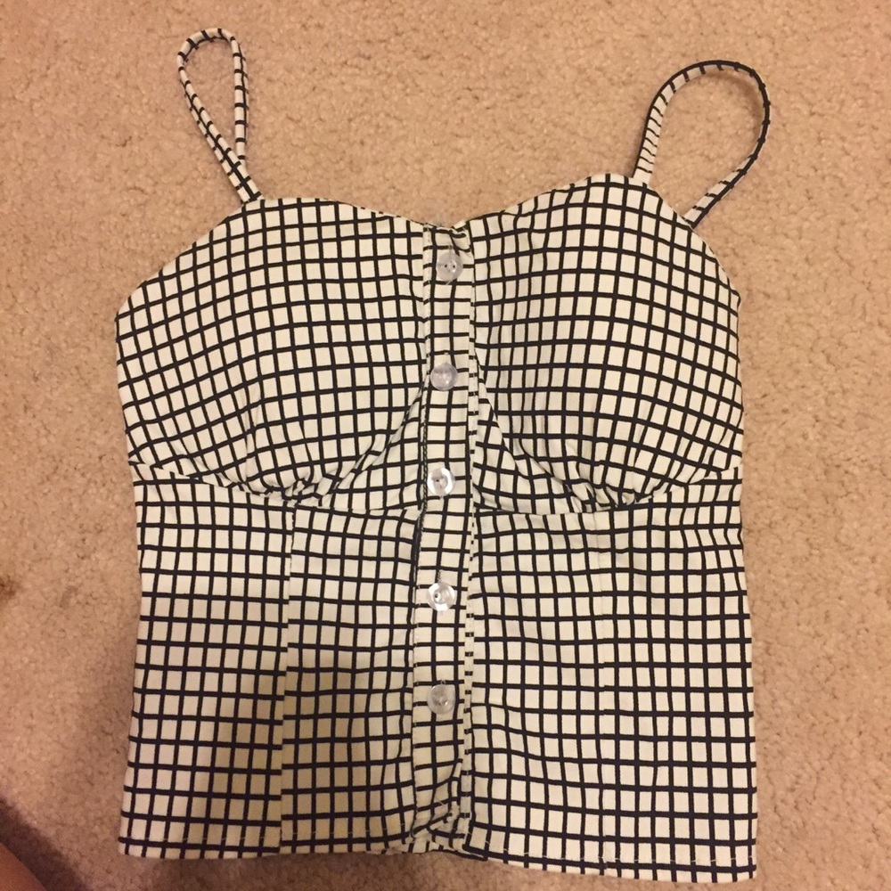 plaid tank top
