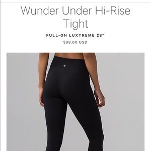 Lululemon running leggings