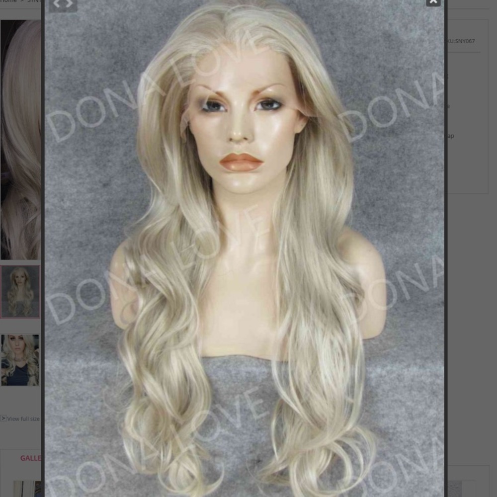 New Grey/Blonde wig - Dona Love Hair