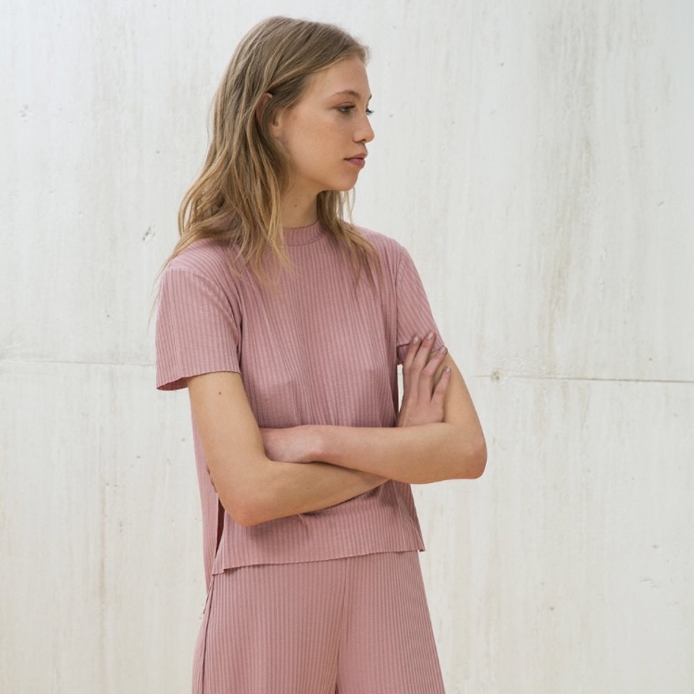 Bershka Ribbed Top
