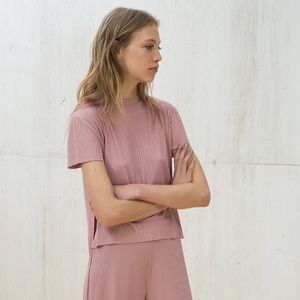Bershka Ribbed Top