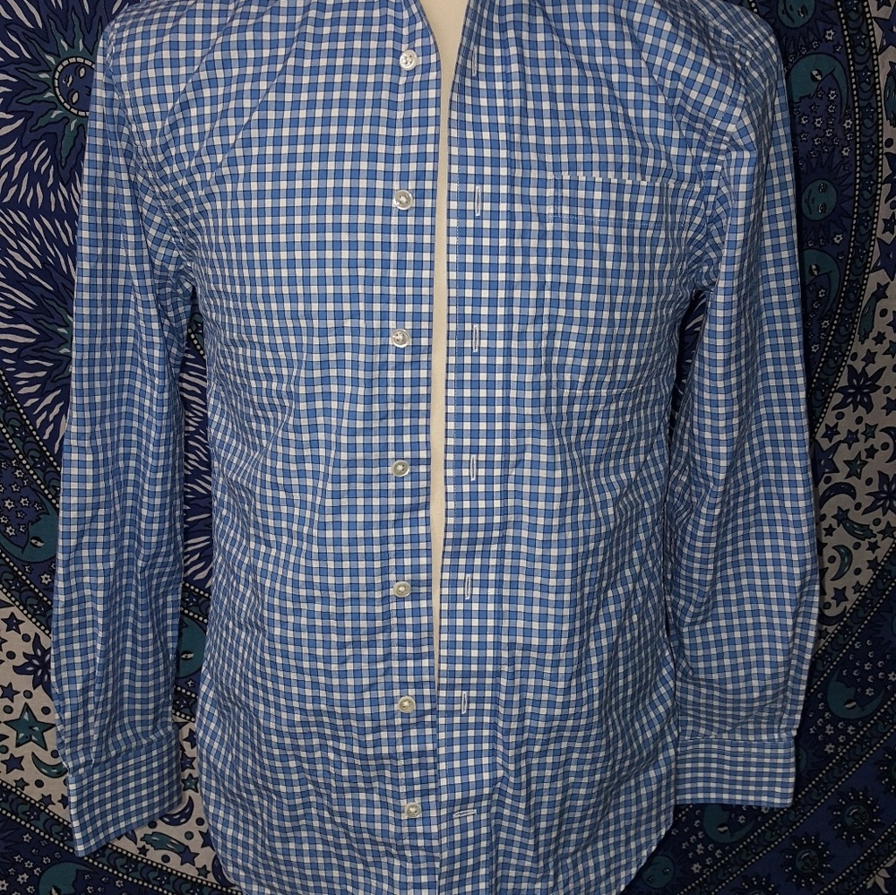Vineyard Vines Cooper Blue Plaid Whale Shirt - Picture 2 of 3