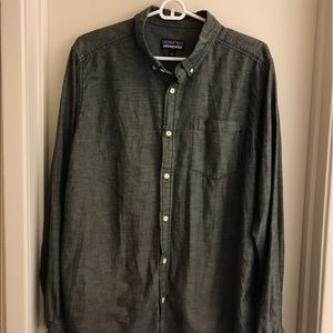 Patagonia Grey Button Down Shirt