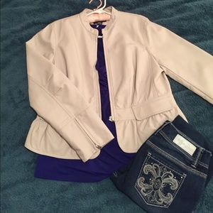 NWOT INC Leather Jacket