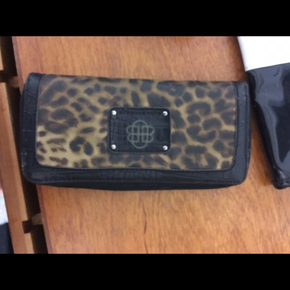 Leopard print wallet