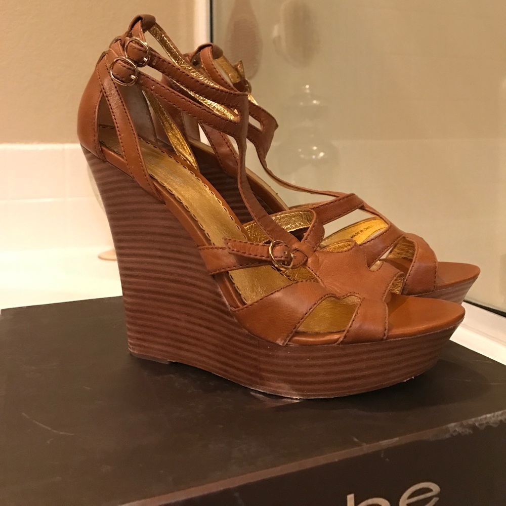 BEBE high wedges sandals