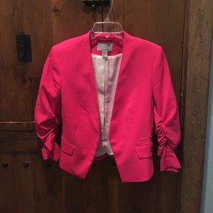 H&M hot pink jacket