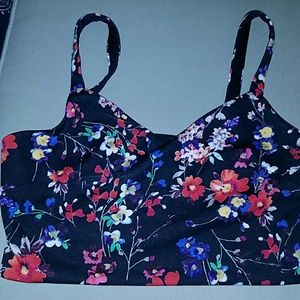 Floral crop top