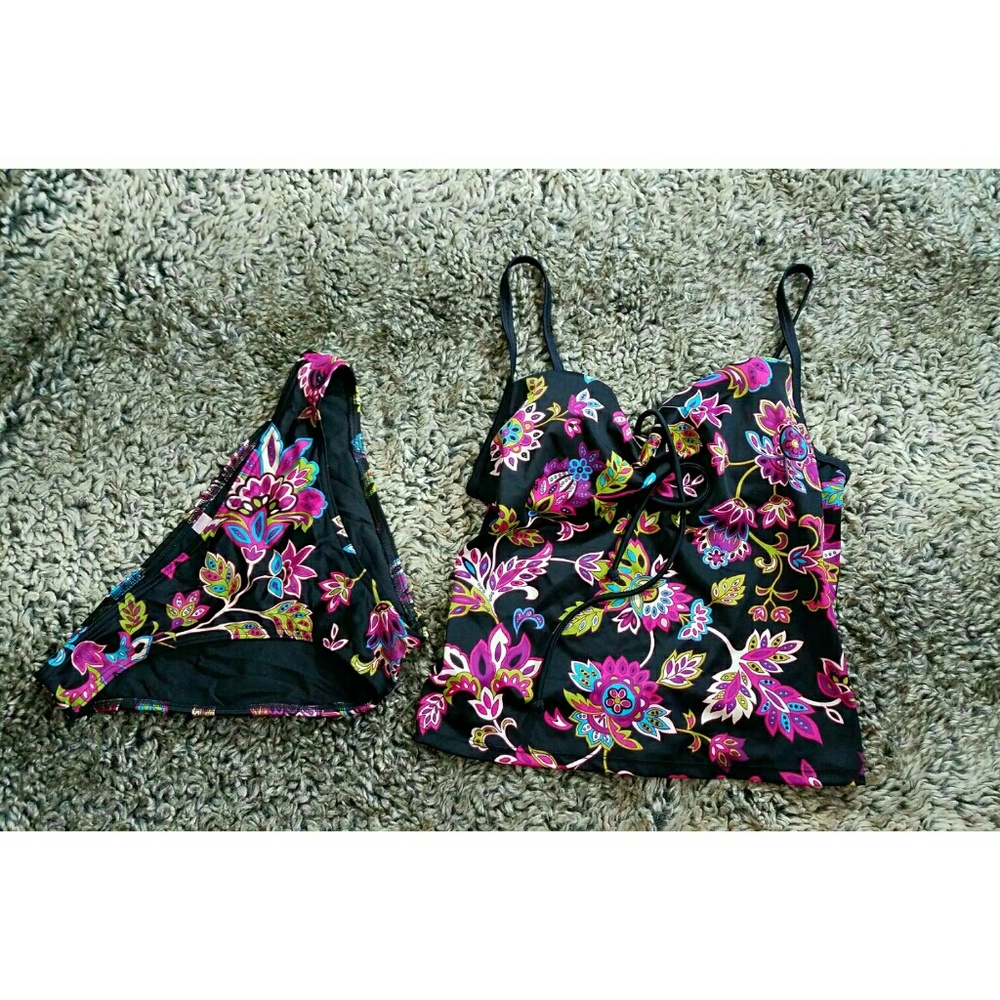 Victoria's Secret Paisley 2 Piece Swim Suit