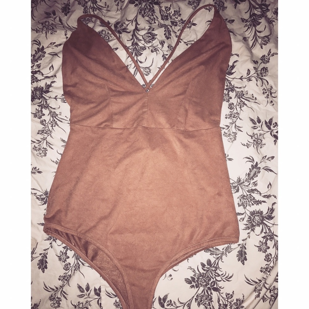 Fashion Nova Mauve Bodysuit 💗