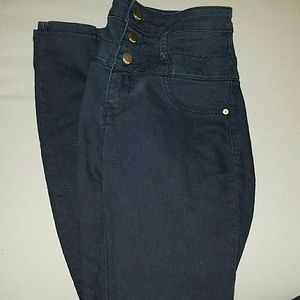 Black highwaist super skinny jeans