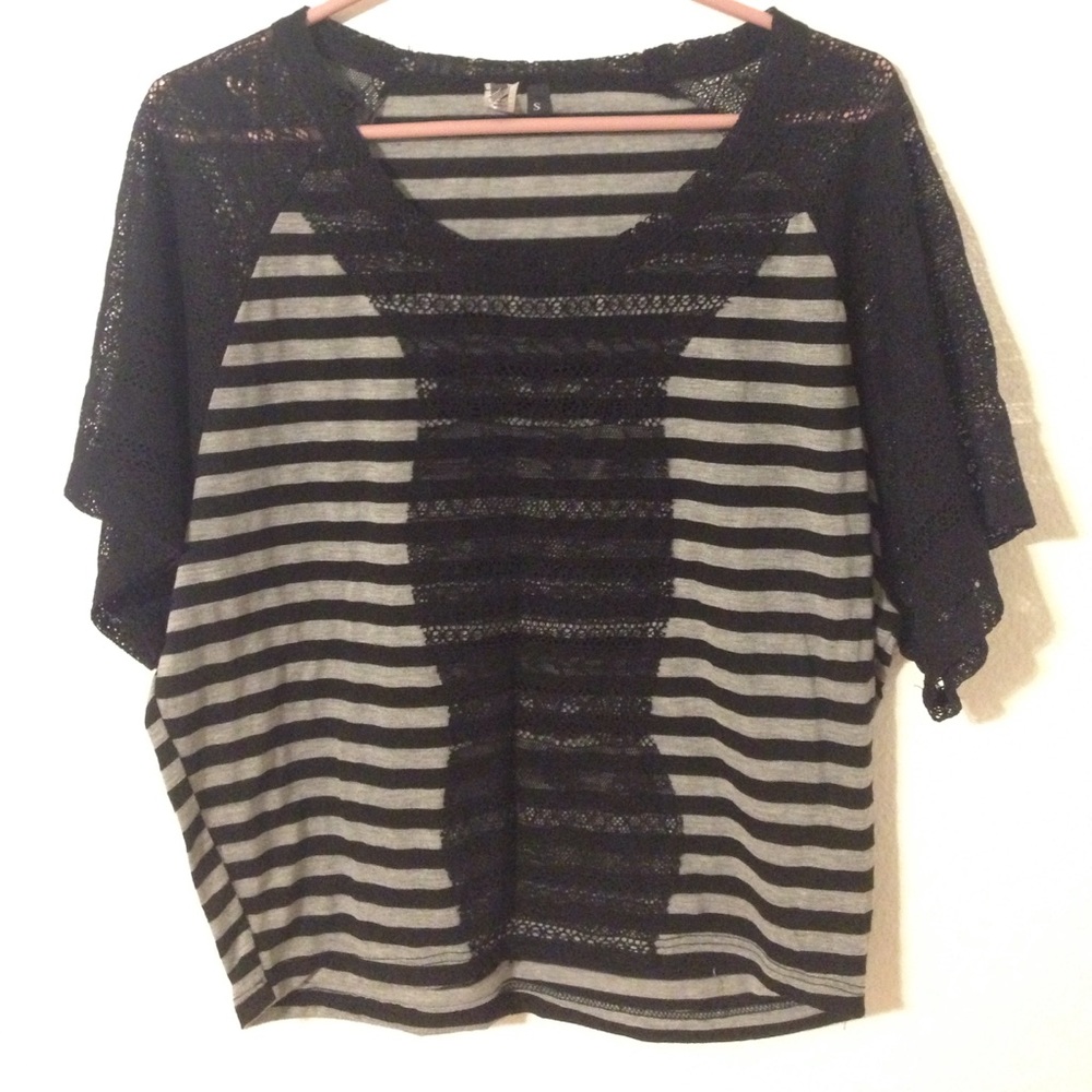 BUCKLE black and grey striped shirt
