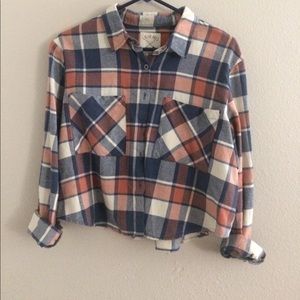SUMMER FLANNEL CROP TOP