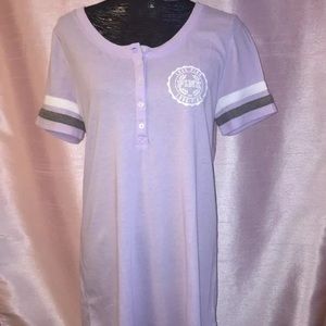VICTORIAS secret pink night shirt in lilac NWT