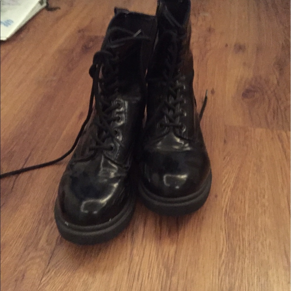 Black Combat Boots