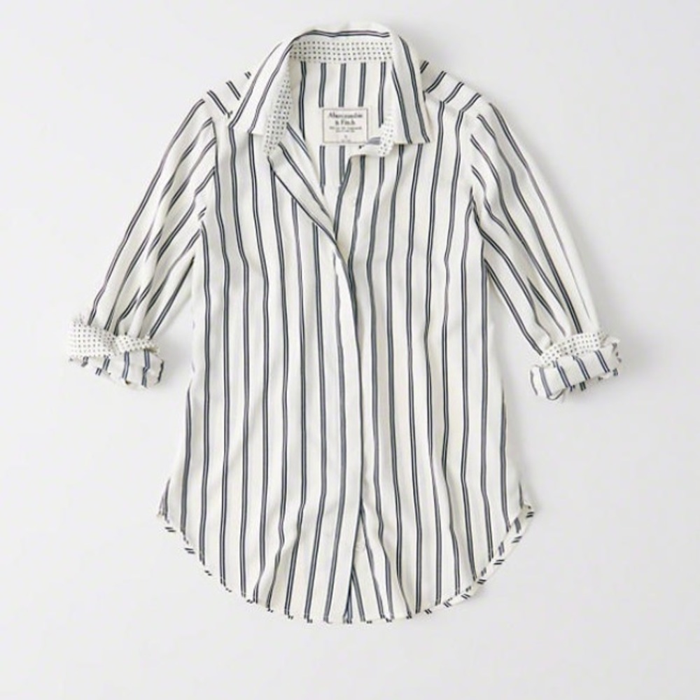 Abercrombie Mixed Print Blouse