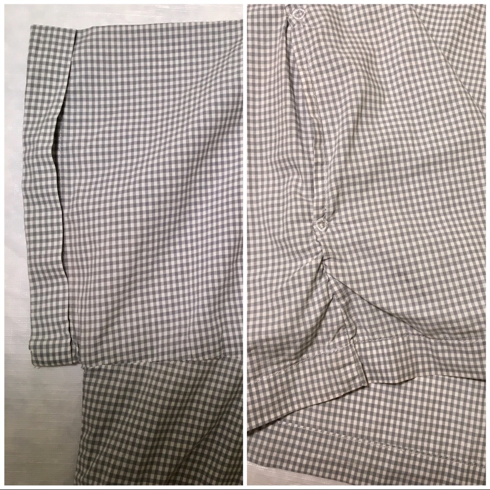 Adriano Goldschmied Light Gray Gingham Tunic - Picture 3 of 4