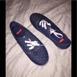 Levi's Denim Polka dot Sneakers