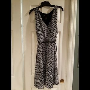 Polka dot A-line dress!